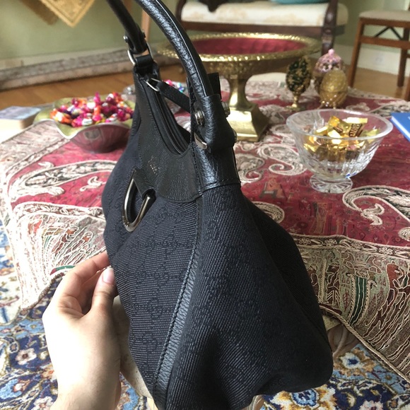 Gucci D-Ring Black Hobo Bag - Picture 3 of 9